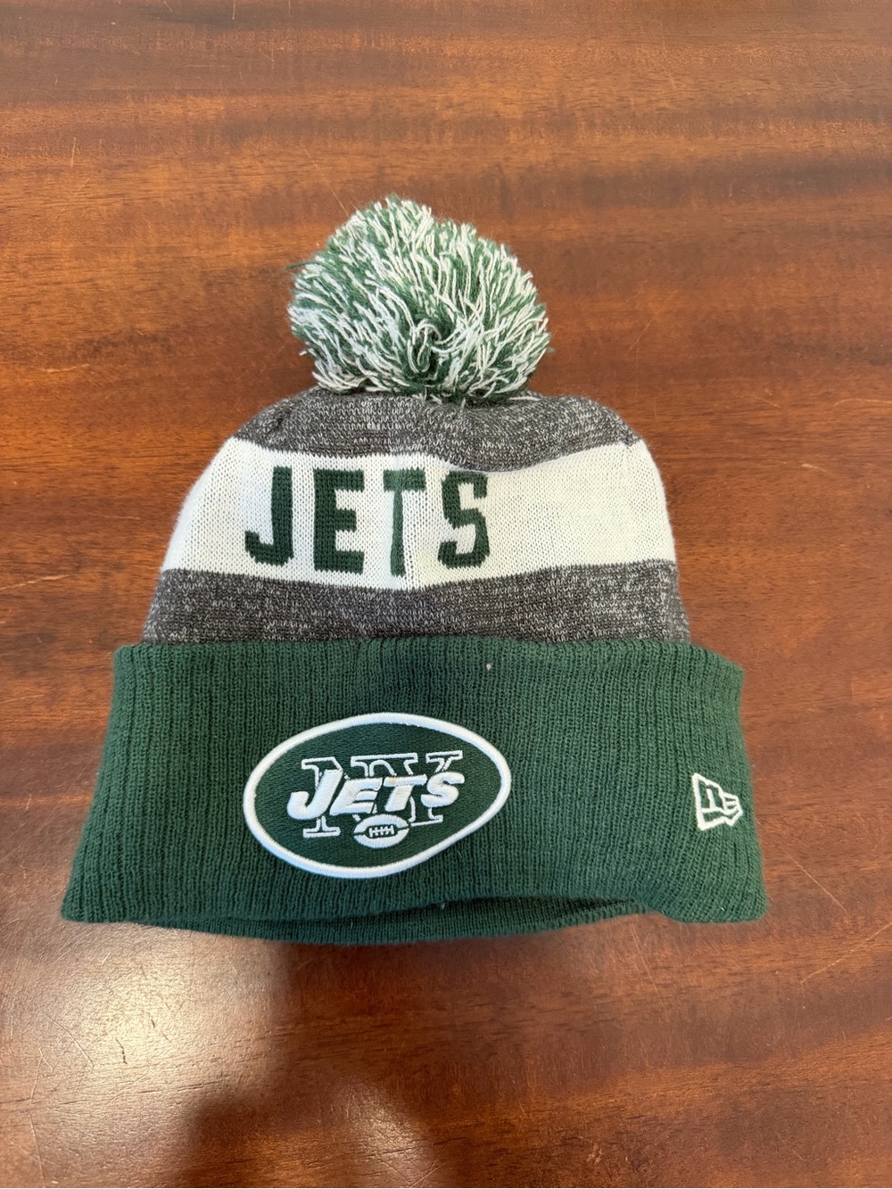 New Era Green & Gray NFL Lined Beanie New York jets